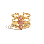 Anillo Disk Rosa