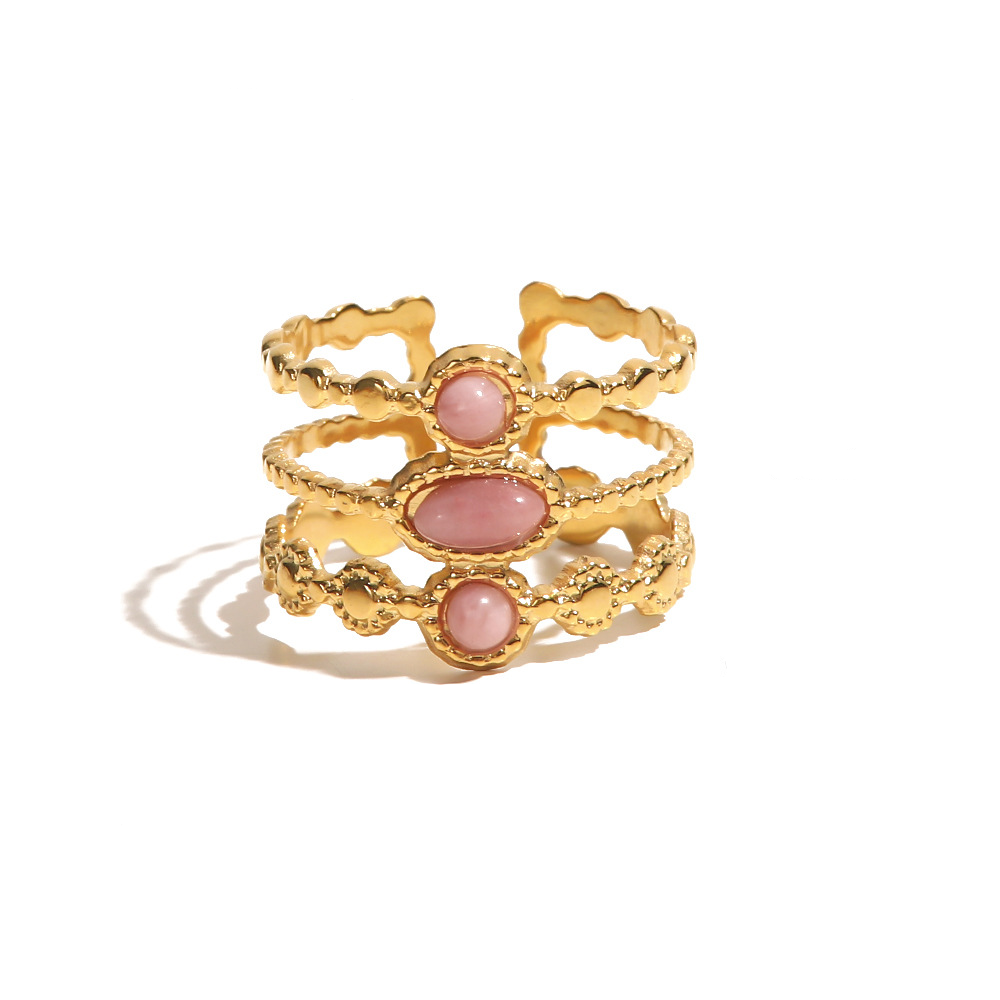 Anillo Disk Rosa