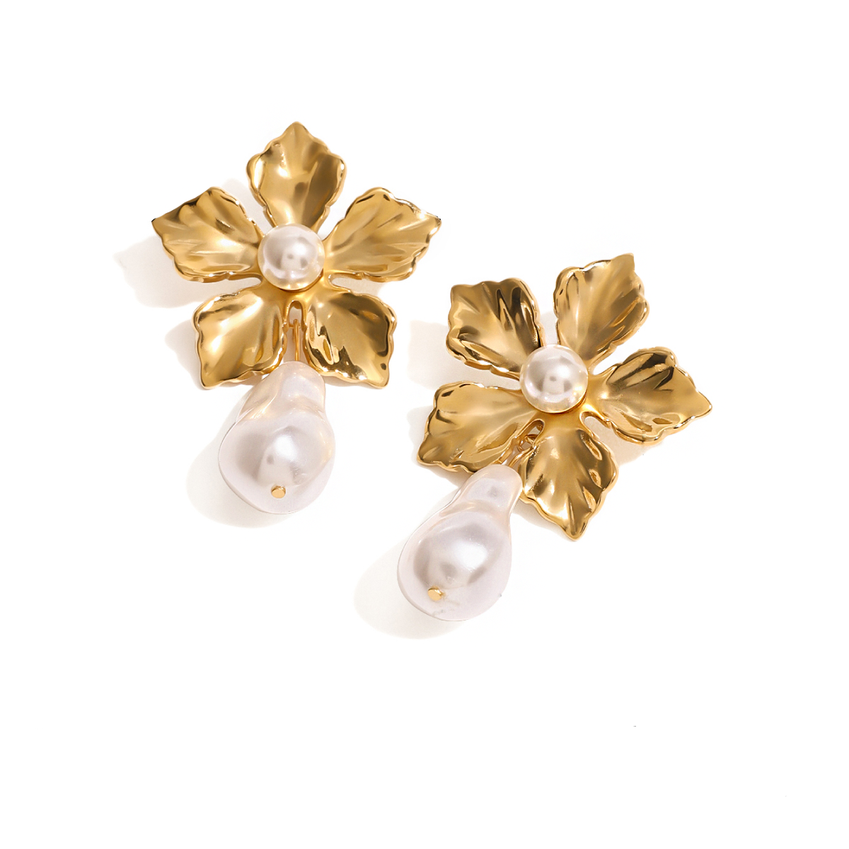 Aretes Flor Barroca