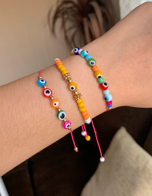 Pulseras ojos turcos