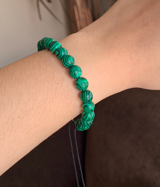 Pulsera de malaquita