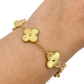 Brazalete 18K Trébol