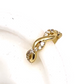 Ear cuff clip trenzado