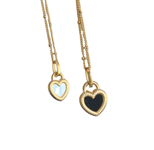 Collar Heart doble vista