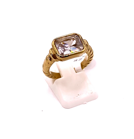 Anillo chunky 18K