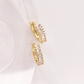 Mini arracada zirconia