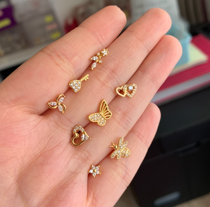 Piercing Mini Bee Acero