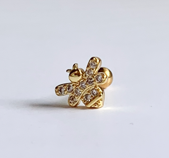 Piercing Mini Bee Acero