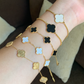 Brazalete 18K Trébol