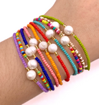 Pulseras Colores Chaquira