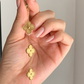 Brazalete 18K Trébol