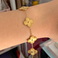 Brazalete 18K Trébol