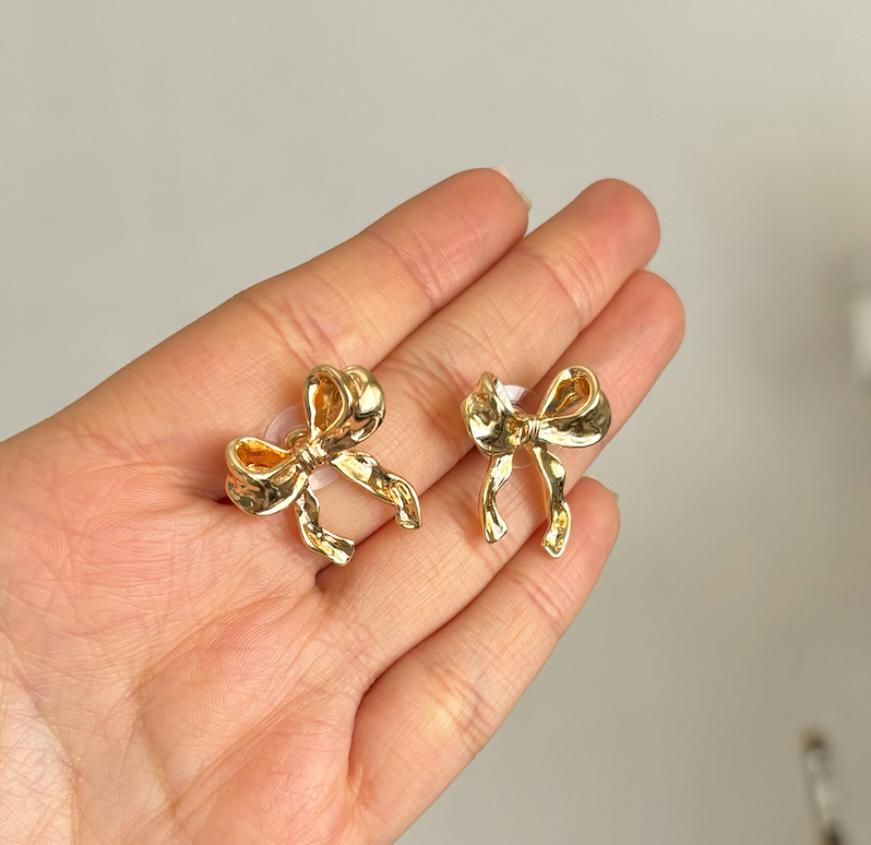 Aretes Moño Plata