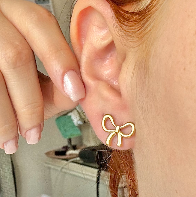 Set Anillo y Aretes Moño