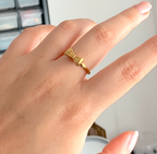 Set Anillo y Aretes Moño