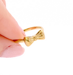 Set Anillo y Aretes Moño