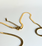 Cadena Large plana Gold