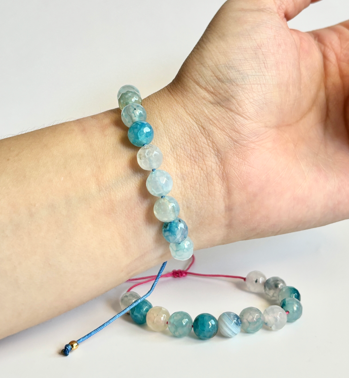 Pulsera Ágata Azul