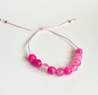 Pulsera Ágata Rosa