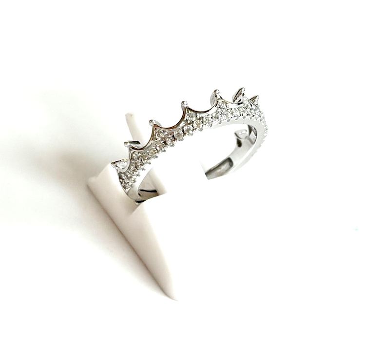 Anillo Crown Plata