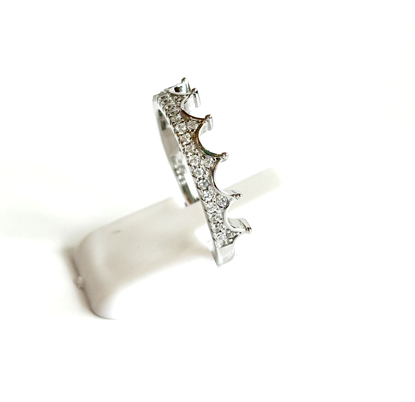 Anillo Crown Plata