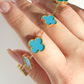 Brazalete Trébol Azul