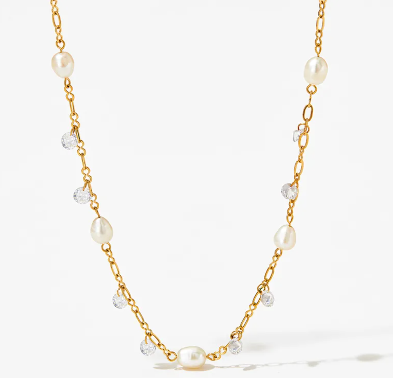 Collar Clear Pearl