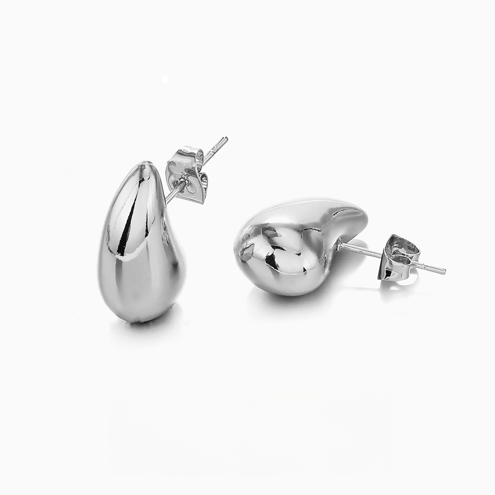 Hoops Bottega Silver