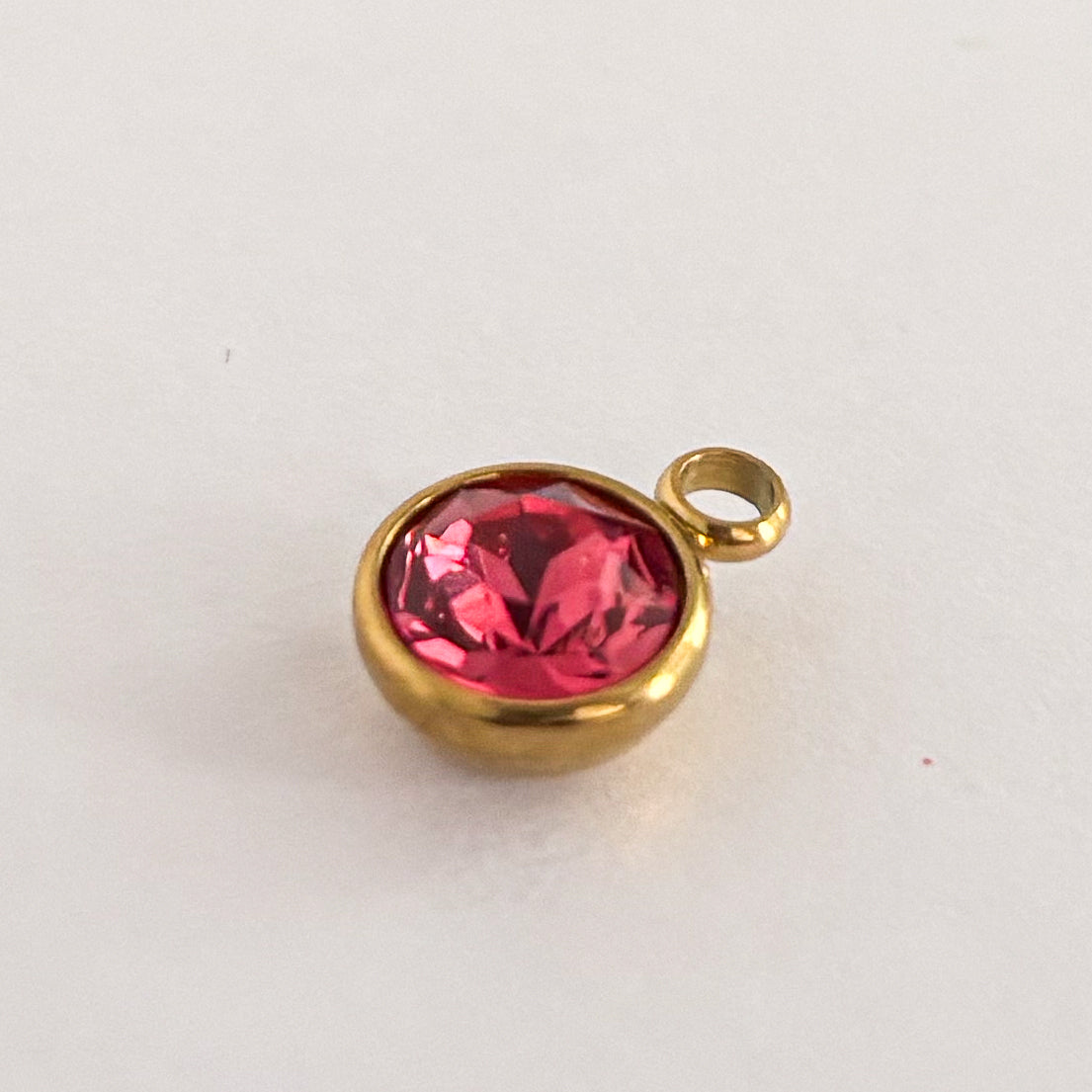 Collar Placa Dorada 12 mm