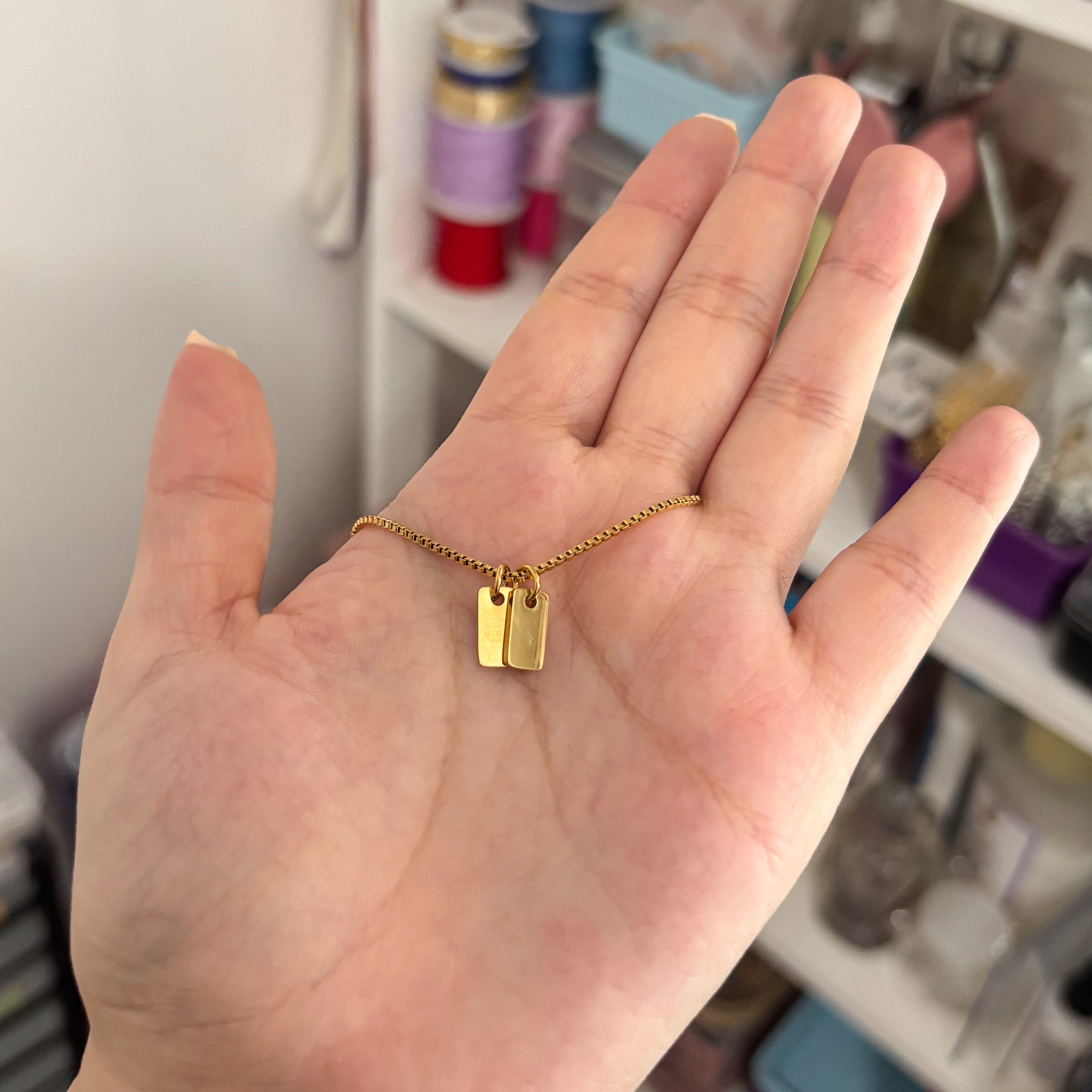 Cadena Doble Placa 5mm