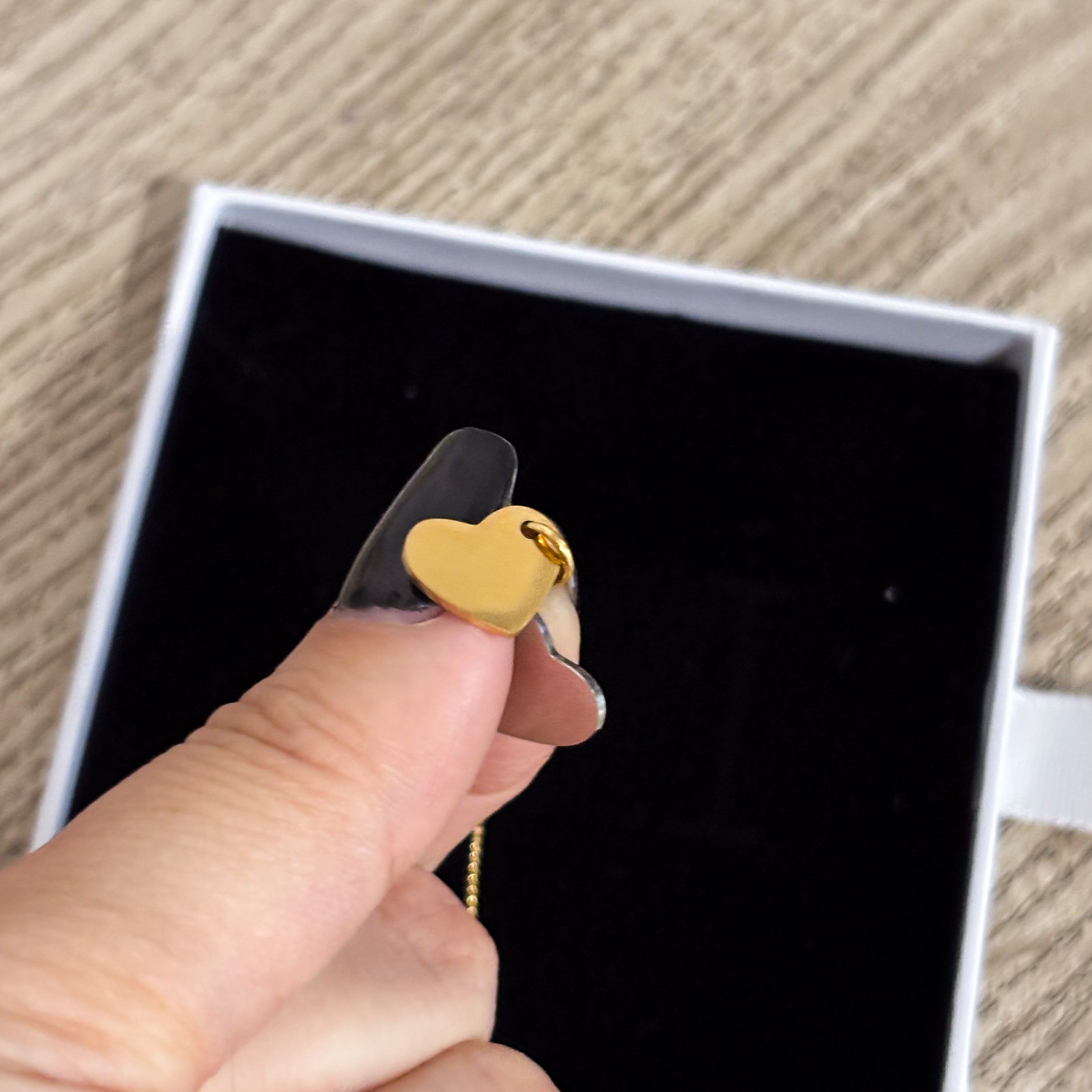 Collar Placa Mini Corazón