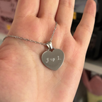 Collar Placa Corazón