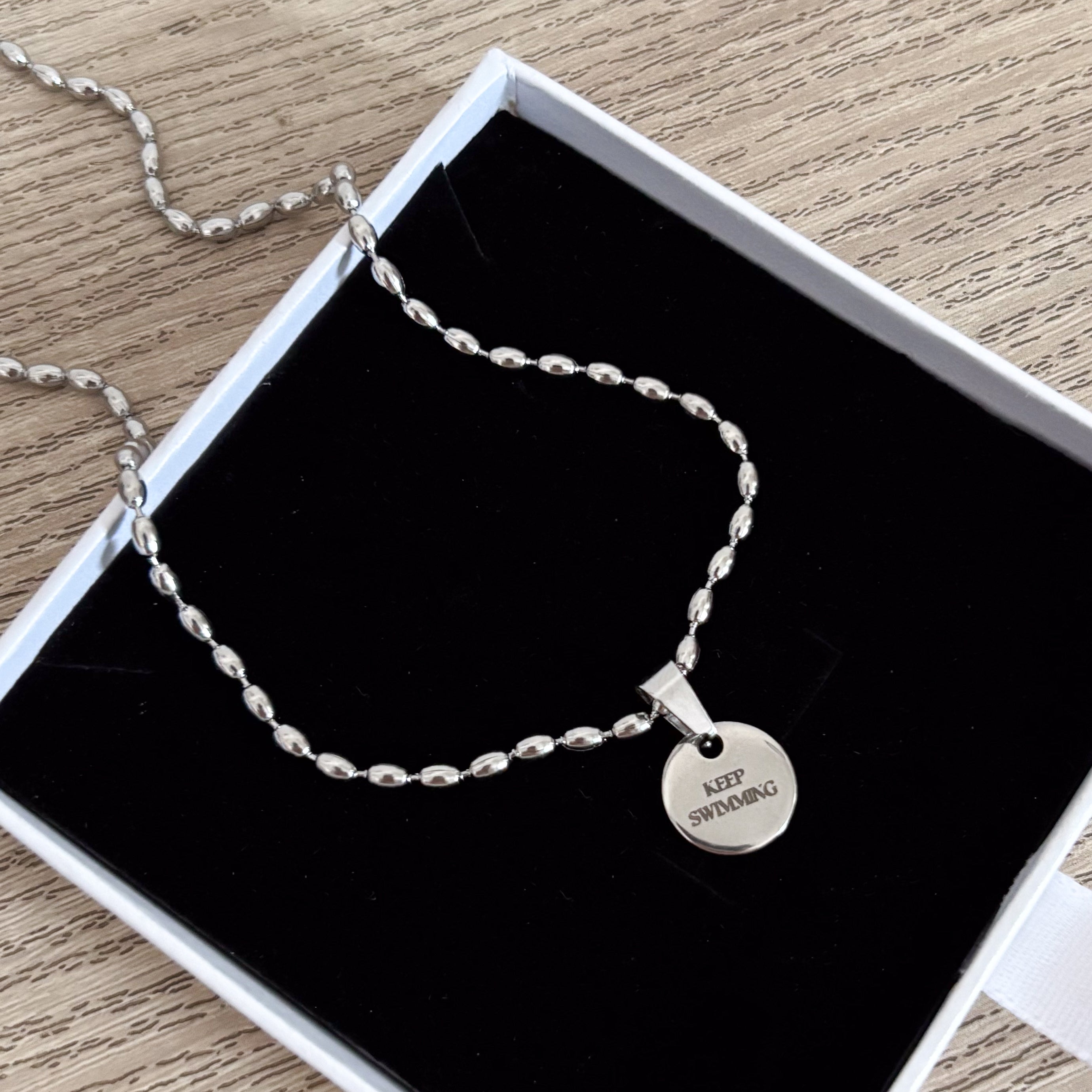 Cadena Trigo Placa Personalizada