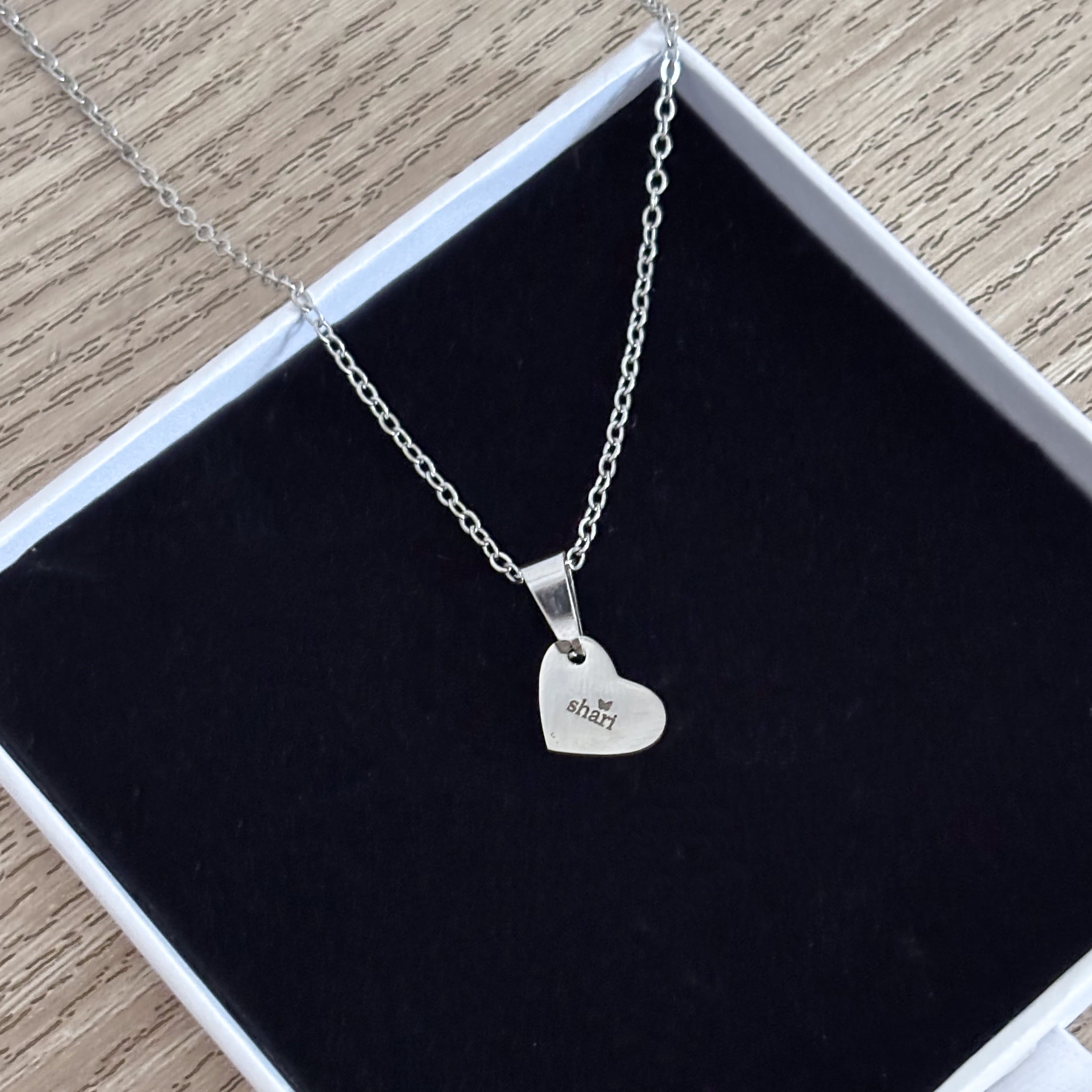 Collar Mini Corazón Personalizado