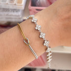Pulsera Clover Silver