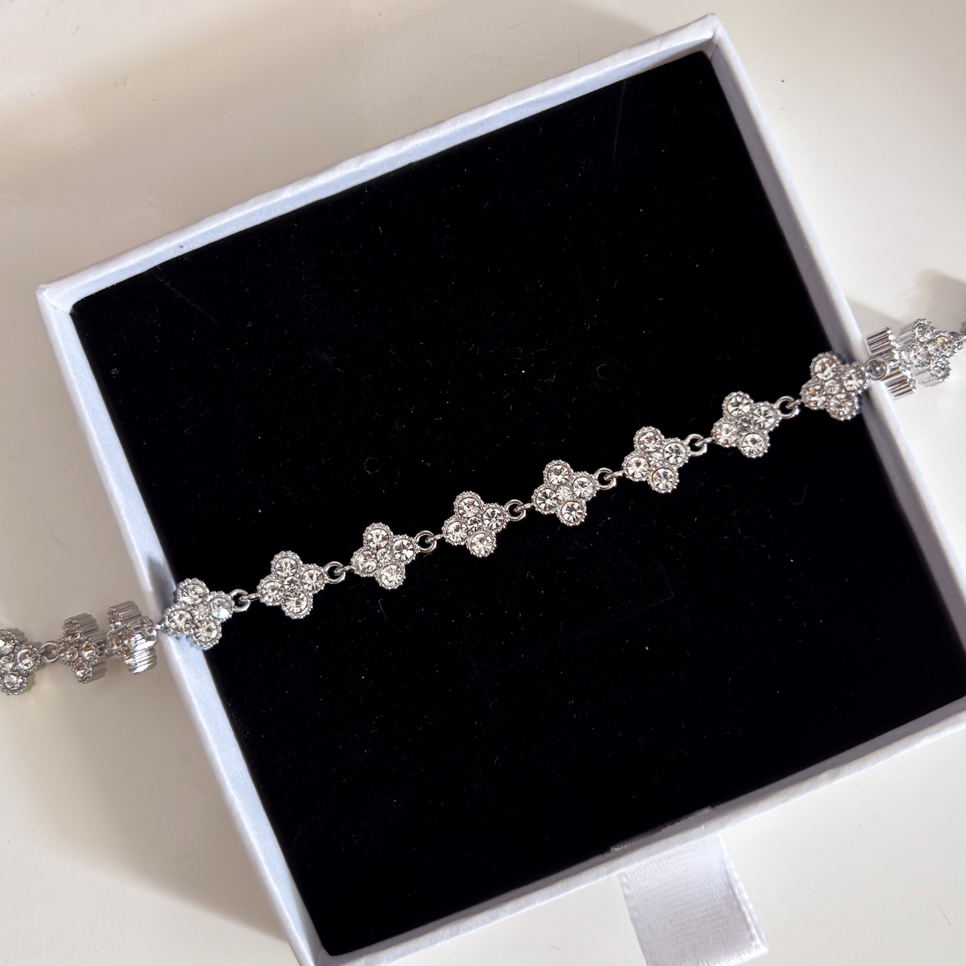 Pulsera Clover Silver