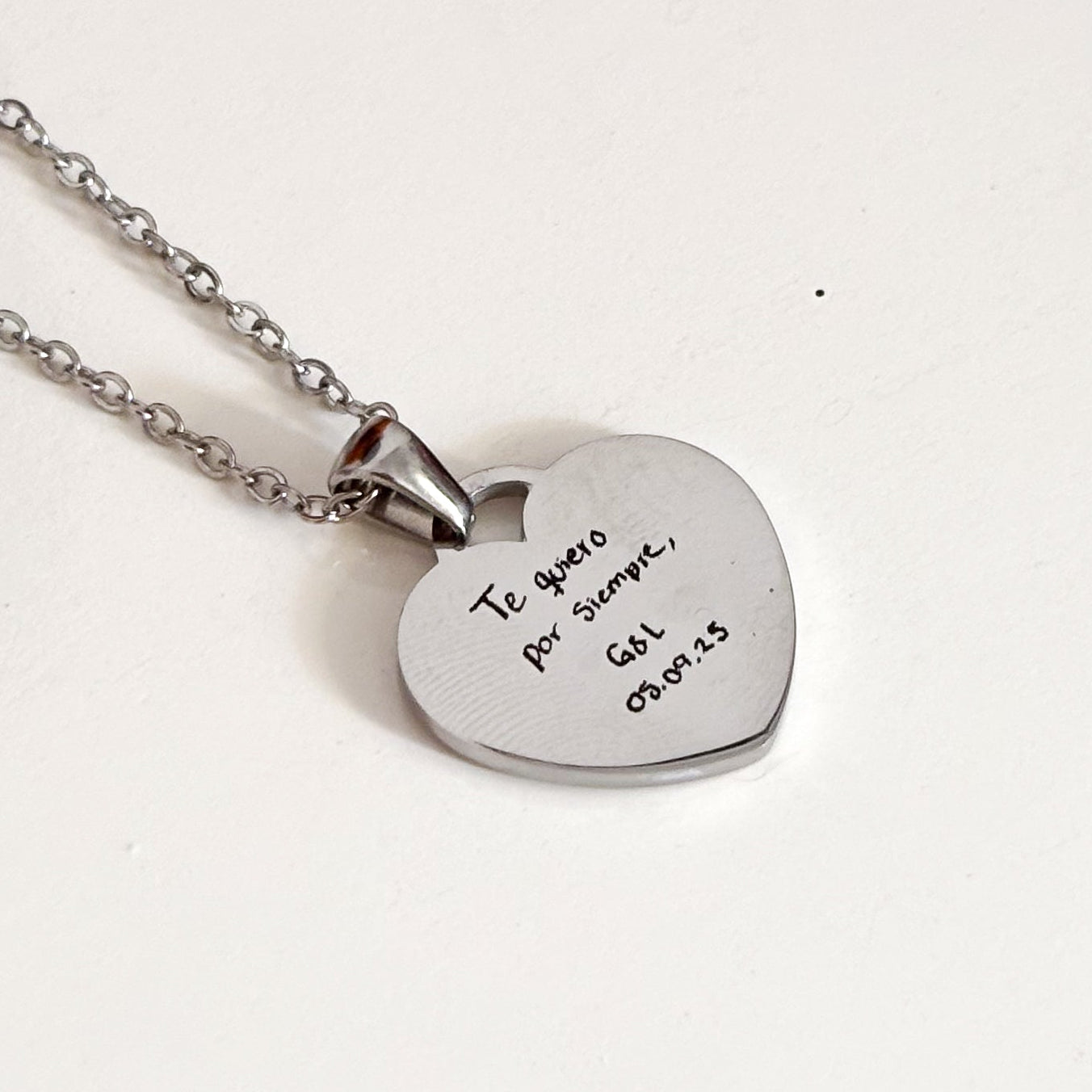 Collar Tiffany Placa Personalizada