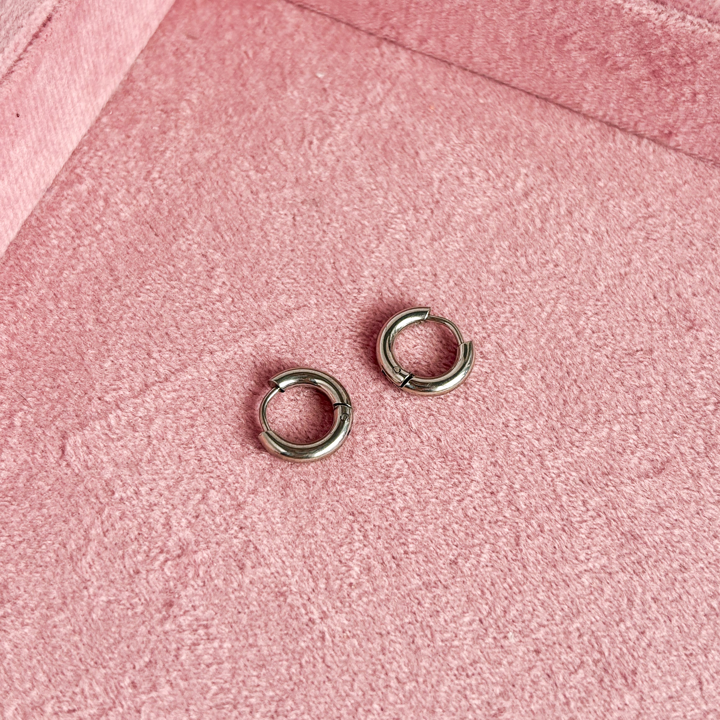 Mini Silver Hoops