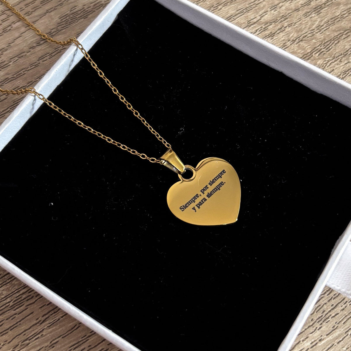 Collar Tiffany Placa Personalizada
