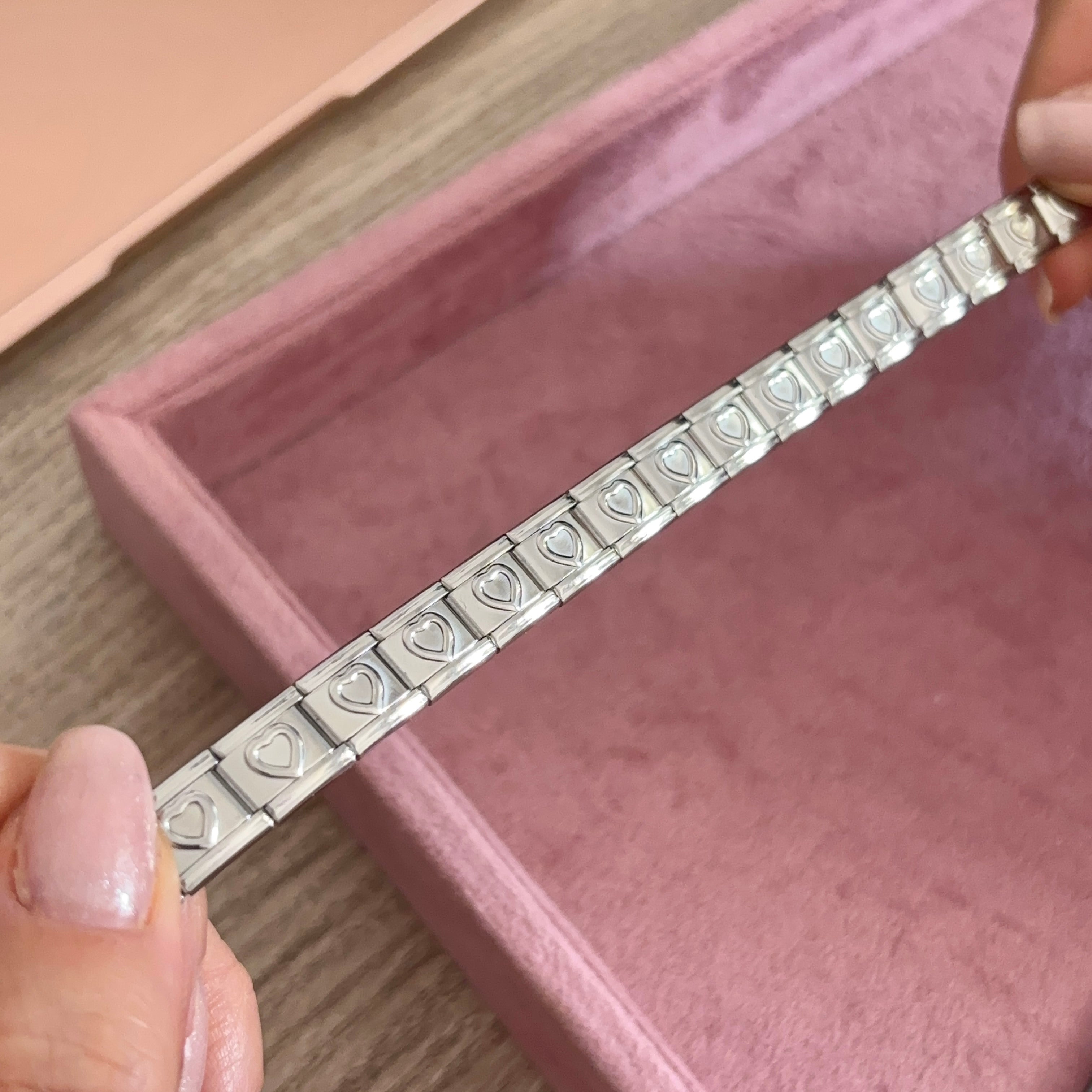 Italian Bracelet Corazones