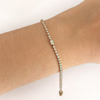 Pulsera Tennis Ovalado Zirconia