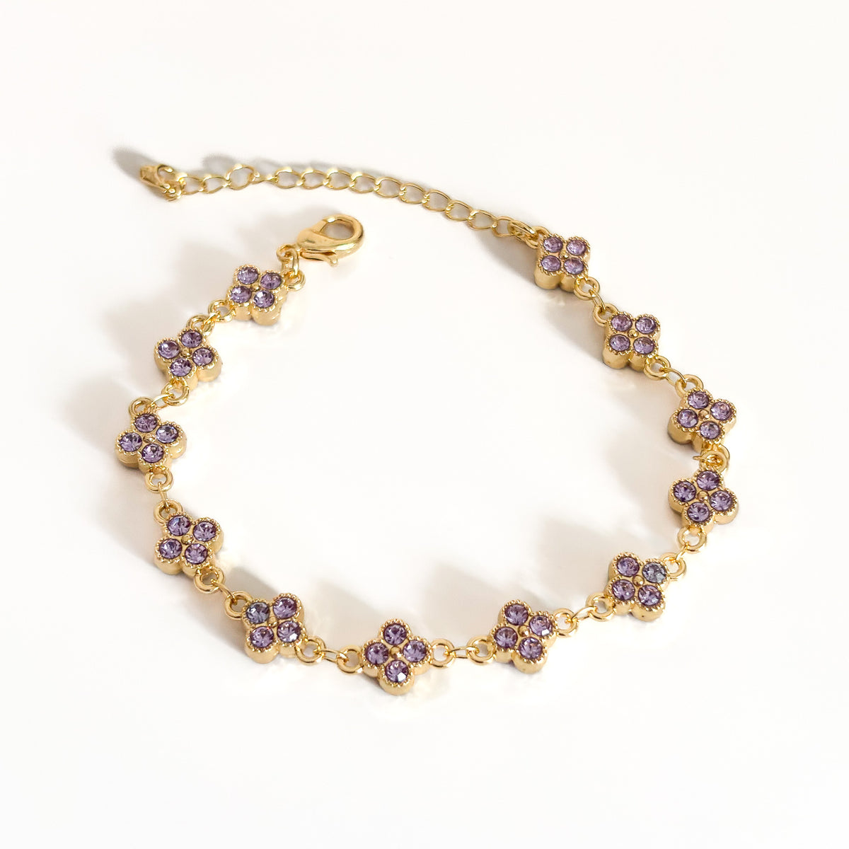 Pulsera Clover Zirconia