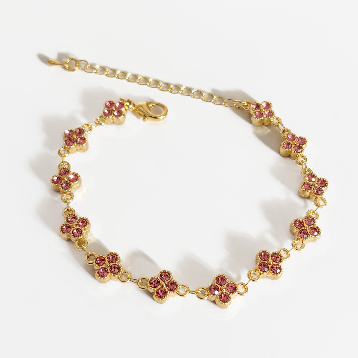 Pulsera Clover Zirconia