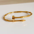 Brazalete Tubo de Bambú Titanio