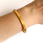 Pulsera Acero Bloques Geo