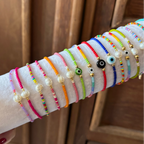 Pulseras Colores Chaquira