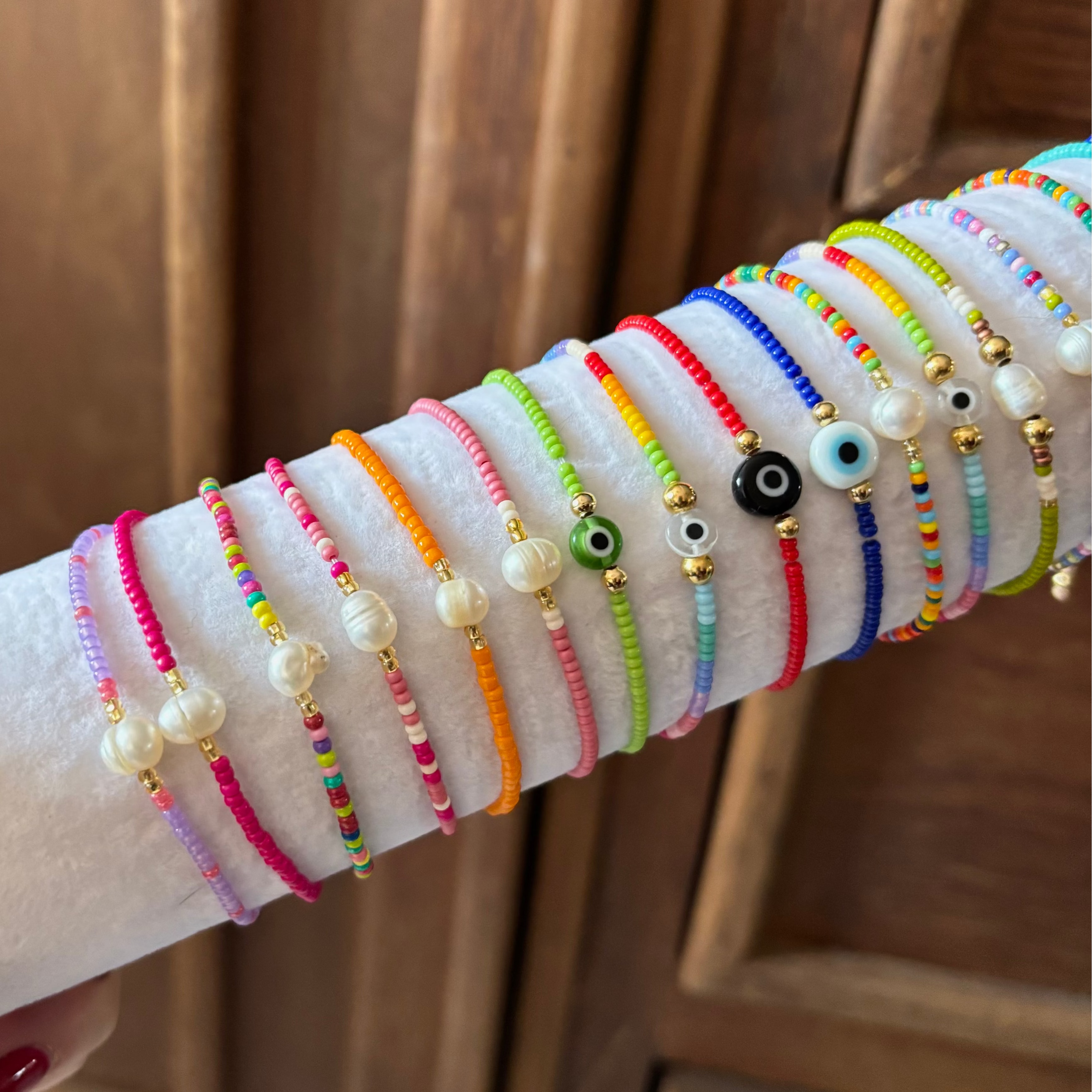 Pulseras Colores Chaquira