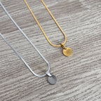 Cadena Hebi con Placa