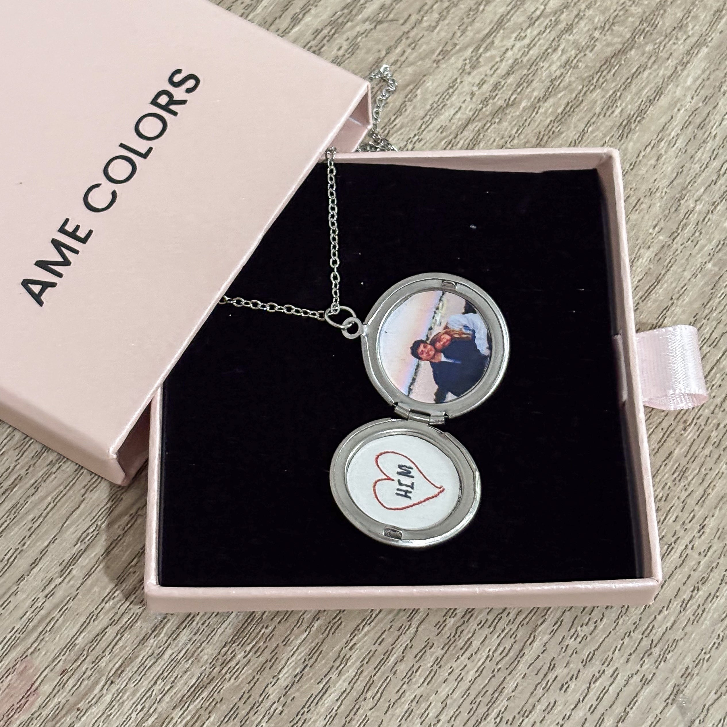 Collar Relicario Circular
