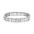 Pulsera Italiana Corazones